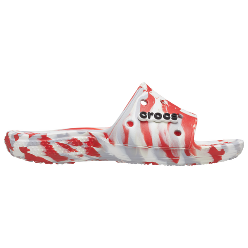 

Crocs Mens Crocs Classic Slides - Mens Shoes White/Red Size 10.0
