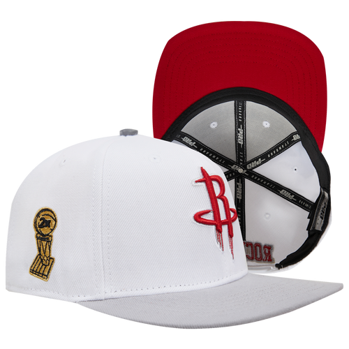 

Pro Standard Pro Standard Rockets WC Crackle Wool Snapback Hat - Adult White/Grey Size One Size