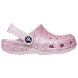 Girls' Toddler - Crocs Unlined Glitter - Pink