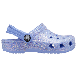 Girls' Toddler - Crocs Glitter Clogs - Moon Jelly/Pink