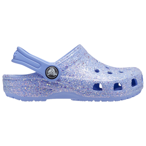 GIRLS - Crocs Unlined Glitter - Moon Jelly/Pink