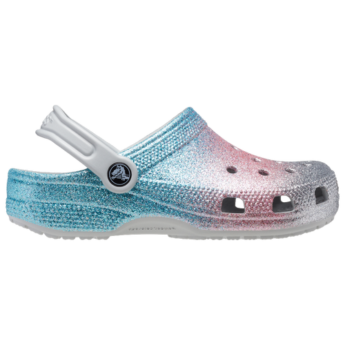 

Girls Preschool Crocs Crocs Unlined Glitter - Girls' Preschool Shoe Pink/Blue Size 03.0