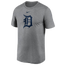 Nike Tigers Large Logo Legend T-Shirt - Men's Gray/Gray