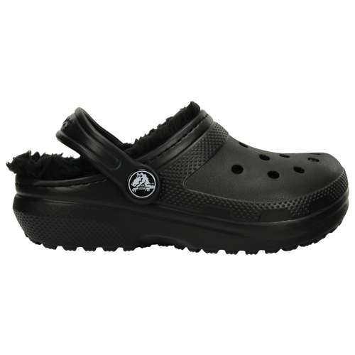 Kids orders white fuzzy crocs