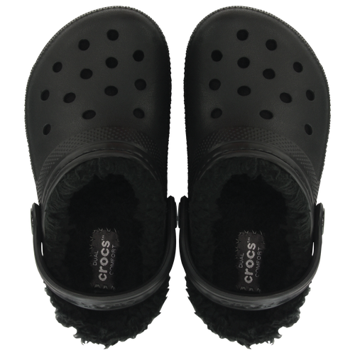 Fleece shops lined crocs for toddlers