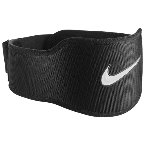 

Nike Mens Nike Strength Training Belt 3.0 - Mens Black/Black/White Size L