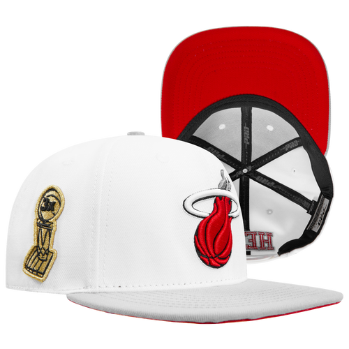 

Pro Standard Pro Standard Heat WC Crackle Wool Snapback Hat - Adult White/Grey Size One Size