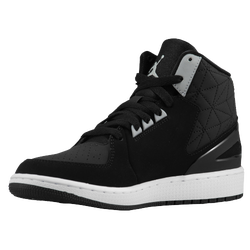 Boys' Grade School - Jordan 1 Flight 3 - Black/Wolf Grey/Black