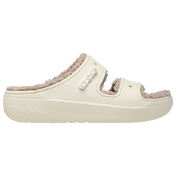 Women's - Crocs Classic Cozzzy Sandals - Bone