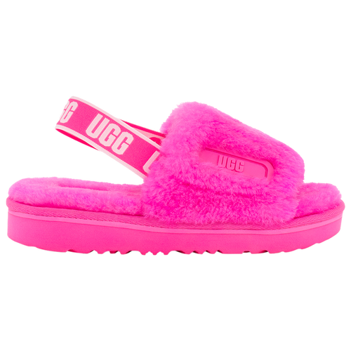 

Girls UGG UGG Disco Slide - Girls' Grade School Shoe Pink/Pink Size 04.0