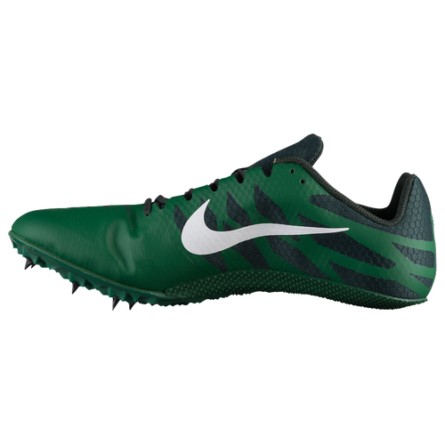 Nike Zoom Rival S 9 - Men's Sprint Spikes - Gorge Green / White / Outdoor Green - 907564-300