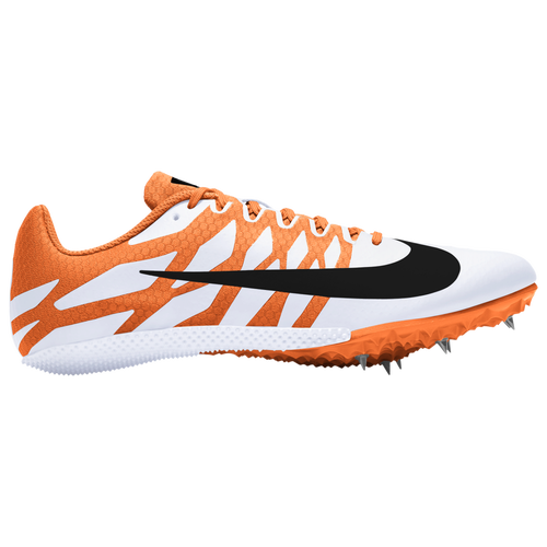 Nike Zoom Rival S 9 - Men's Sprint Spikes - Cone Orange / Black / White - 907564-802
