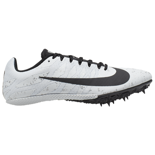 Nike Zoom Rival S 9 - Girls' Grade School Sprint Spikes - Pure Platinum / Black / Metallic Silver - 907565-004