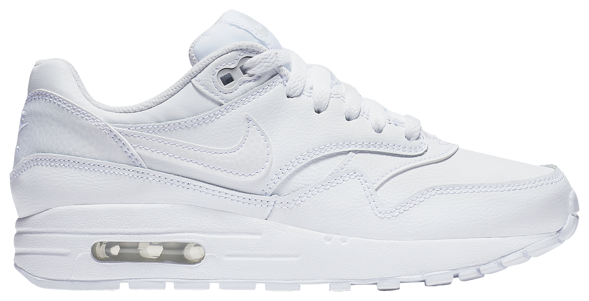 air max 1 white gum on feet