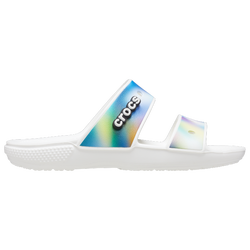 Girls' Grade School - Crocs Classic Tie Dye Sandals - Multi/White