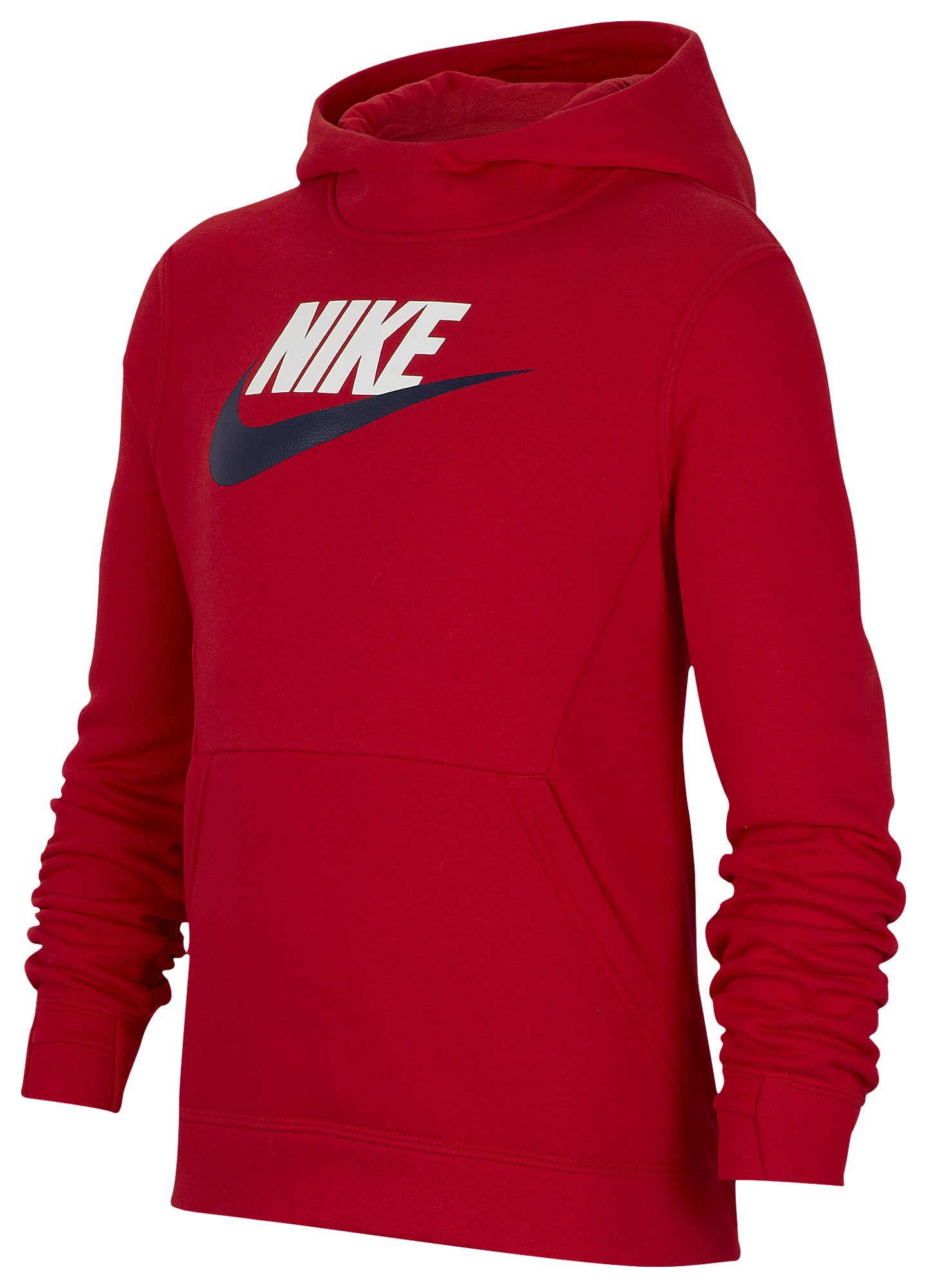 youth red nike hoodie