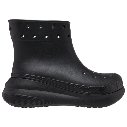 Shop Crocs Womens  Classic Crush Boots In Black/black