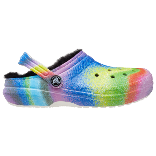 Crocs Kids' Girls  Classic Lined Clog In White/multi