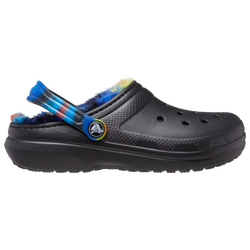 Girls' Toddler - Crocs Classic Lined Clog - Black/Multi