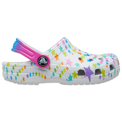 Girls' Toddler - Crocs Classic Clogs - White/Multi