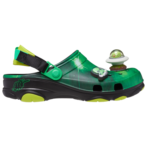 

Crocs Mens Crocs Ron English WHIN All-Terrain Clogs - Mens Shoes Black/Green Size 10.0