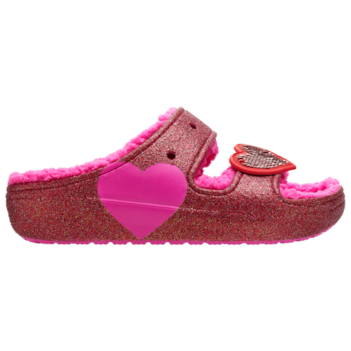 WOMENS - Crocs Classic Cozy V-Day Sandals - Pink