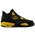 Jordan Retro 4 - Boys' Grade School Black/White/Yellow