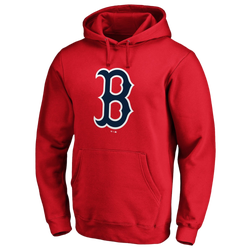 Men's - Fanatics Red Sox Official Logo Pullover Hoodie - Red