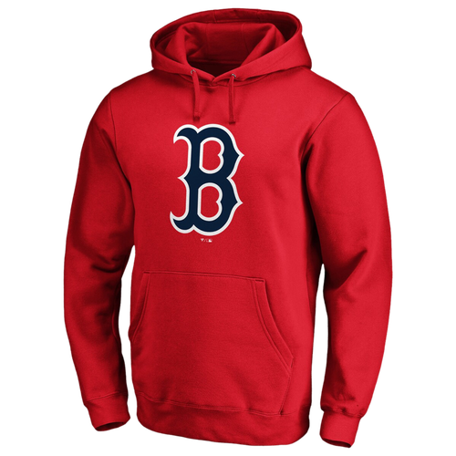 

Fanatics Mens Boston Red Sox Fanatics Red Sox Official Logo Pullover Hoodie - Mens Red Size XL
