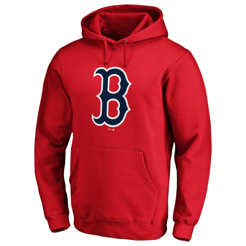 

Fanatics Mens Boston Red Sox Fanatics Red Sox Official Logo Pullover Hoodie - Mens Red Size S