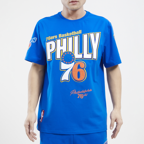 

Pro Standard Mens Pro Standard 76ers Wheat T-Shirt - Mens Blue/Blue Size M