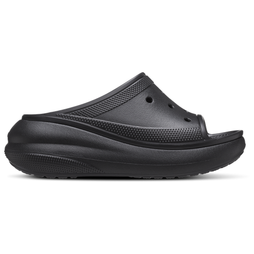 Crocs Crush Slides Black M10 In Black/black