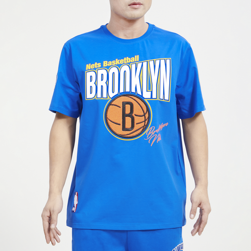 

Pro Standard Mens Pro Standard Nets Wheat T-Shirt - Mens Blue/Blue Size S
