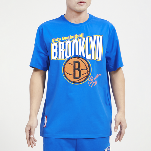 

Pro Standard Mens Pro Standard Nets Wheat T-Shirt - Mens Blue/Blue Size M