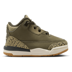 Boys' Toddler - Jordan Retro 3 - Medium Olive/Sequoia