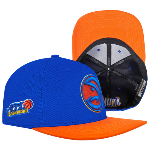 

Pro Standard Pro Standard Hawks BOC Wool Snapback Hat - Adult Royal Blue/Orange Size One Size