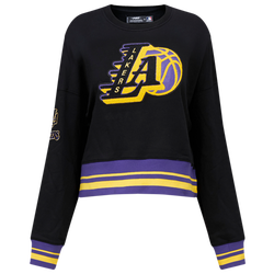 Women's - Pro Standard Lakers Crew - Black/Purple