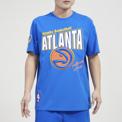 Men's - Pro Standard Hawks Wheat T-Shirt - Blueprint/Blue