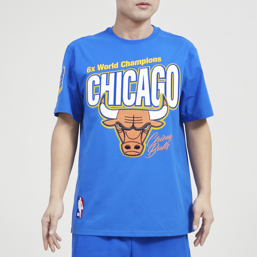 

Pro Standard Mens Chicago Bulls Pro Standard Bulls Wheat T-Shirt - Mens Blue/Blue Size XL
