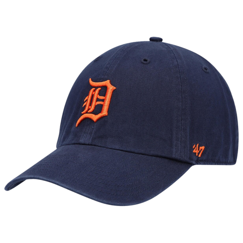 

47 Brand Mens Detroit Tigers 47 Brand Orioles Clean Up Adjustable Cap - Mens Navy/Navy Size One Size