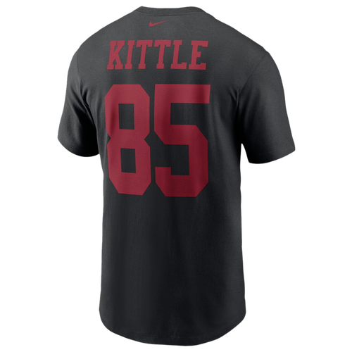 

Nike Mens George Kittle Nike 49ers Name & Number T-Shirt - Mens Black/Black Size XL