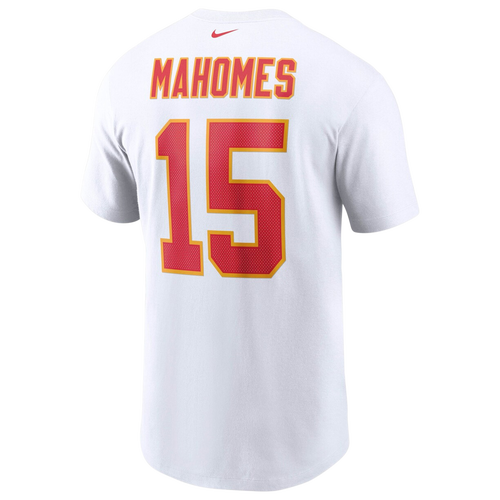 

Nike Mens Patrick Mahomes Nike Chiefs Name & Number T-Shirt - Mens White/White Size XXL