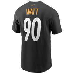 Men's - Nike Steelers Name & Number T-Shirt - Black/Black