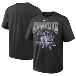 Men's - Nike Cowboys Oversized Player T-Shirt - Black