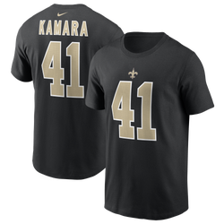 Men's - Nike NFL Saints Name & Number T-Shirt - Black