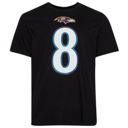 Men's - Nike Lamar Jackson Ravens Short Sleeve T-Shirt - Black