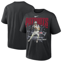 Men's - Nike Patriots Oversized Player T-Shirt - Black