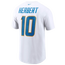 Nike Chargers Name & Number T-Shirt - Men's White/White