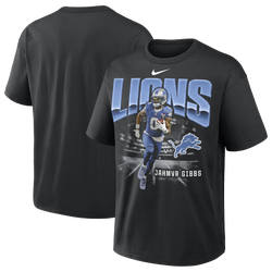 Men's - Nike Lions Oversized Player T-Shirt - Black