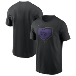 Men's - Nike Colorado Rockies Icon T-Shirt - Black